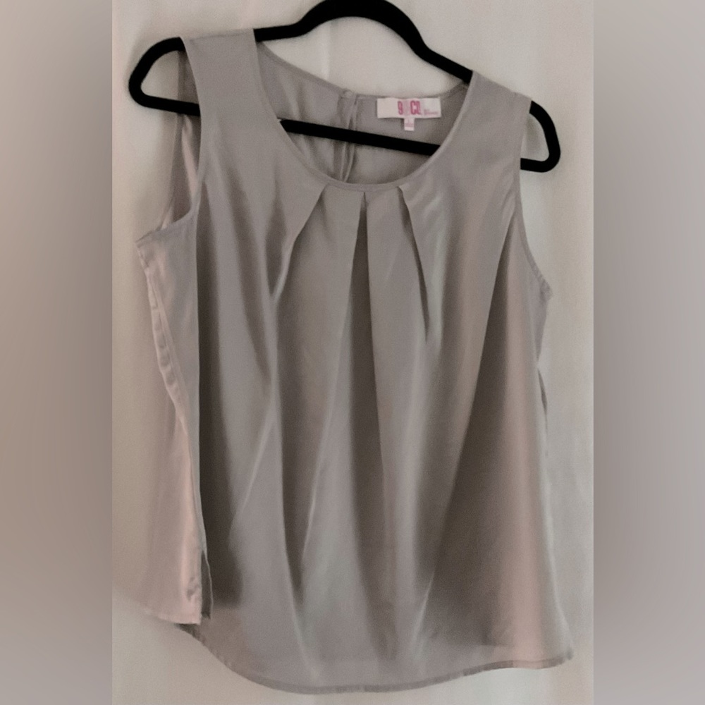 Taupe Gray light weight suit blouse